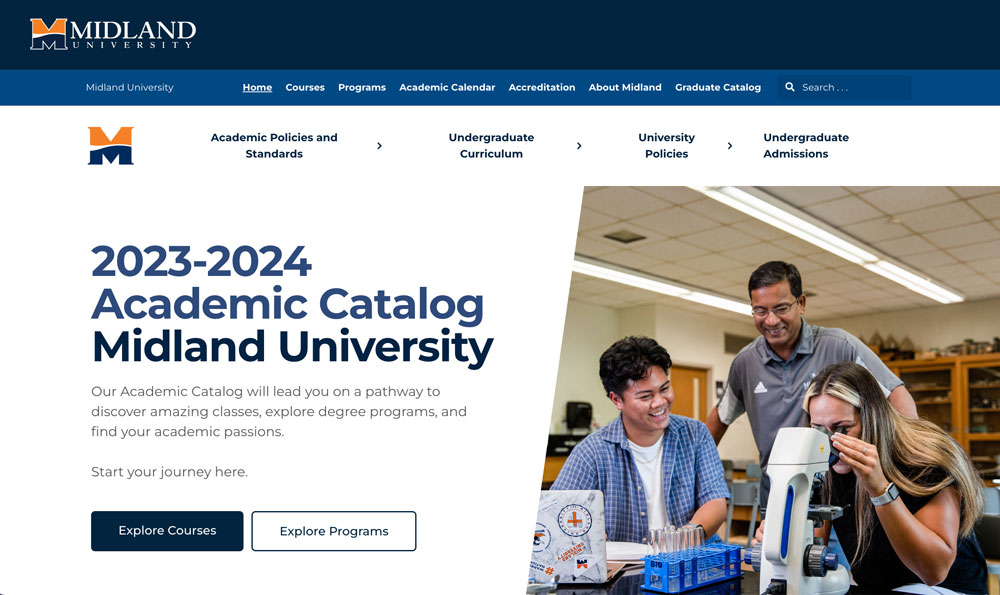 2023-24 Academic Catalog Cover