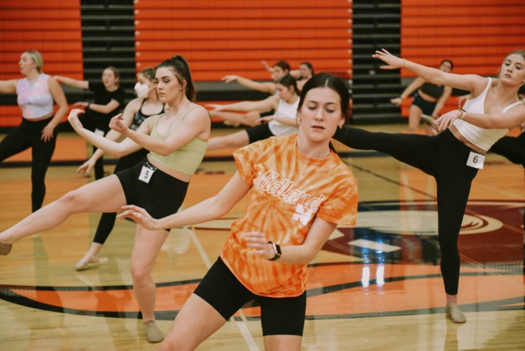 Student at the Midland University Dance Connection