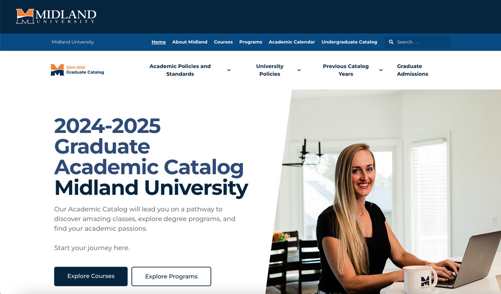 Graduate Academic Catalog Home Page