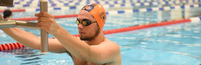 Swim Student Athlete at Pool