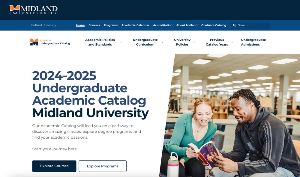 Undergraduate Academic Catalog Home Page