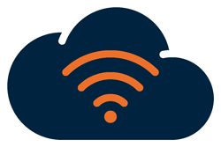 Cloud data icon
